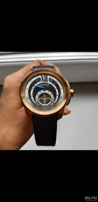 Лот: 16430154. Фото: 1. Часы Cartier механические (покупатель... Оригинальные наручные часы