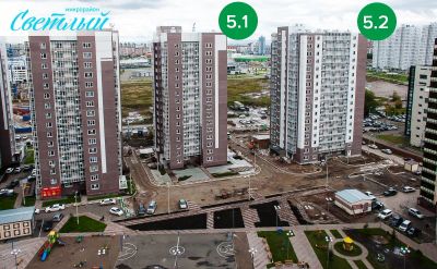 Лот: 10502862. Фото: 1. 1-ком. квартира 47,1 кв.м. в ЖК... Квартиры, студии