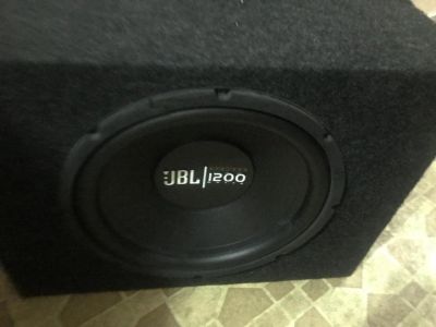 Лот: 17470661. Фото: 1. Сабвуфер JBL GT-X1200 в коробе. Сабвуферы