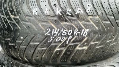 Лот: 15559168. Фото: 1. 215/60 R16 Nokian H-8 одно. Шины