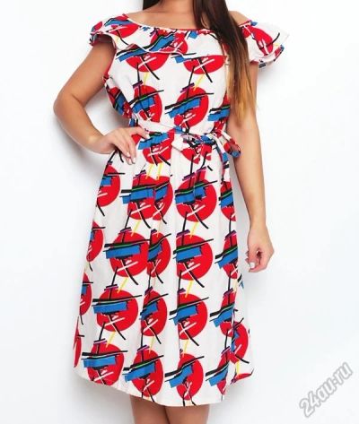 Лот: 5852314. Фото: 1. Крутое летнее платье (новое!). Платья