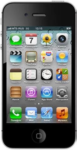 Лот: 3495335. Фото: 1. Продам iphone 4s black рст Оригинал... Смартфоны