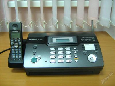 Лот: 1564434. Фото: 1. Телефон - факс PANASONIC KX-FC968... DECT и радиотелефоны