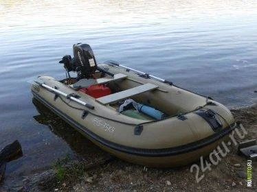 Лот: 1467724. Фото: 1. ПВХ Лодка Badger 340 и мотор Suzuki... Лодки и катера