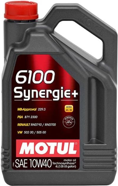 Лот: 12608203. Фото: 1. Motul 6100 Synergie+ Sae 10W-40... Масла, жидкости