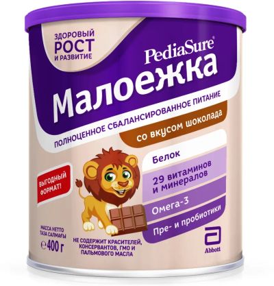 Лот: 23716172. Фото: 1. ПедиаШур малоежка шоколад 400г. Лекарства