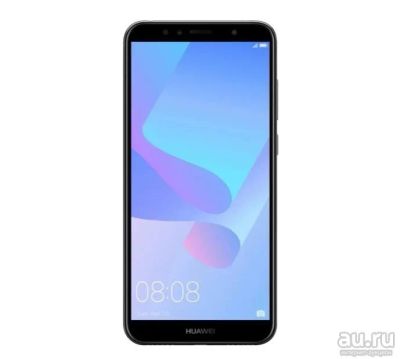 Лот: 13535140. Фото: 1. Huawei Y6 (2019), черный. Новый... Смартфоны