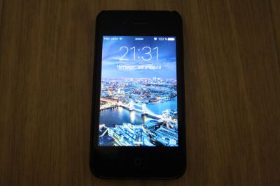 Лот: 7438839. Фото: 1. Продам отличный iPhone 4s 8Gb... Смартфоны