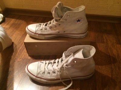 Лот: 4337923. Фото: 1. Кеды Converse All Star белые. Кеды, кроссовки, слипоны