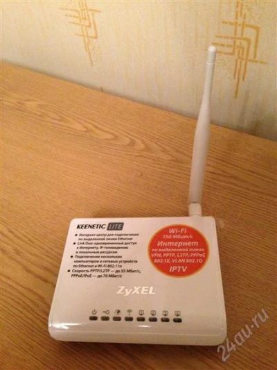 Лот: 2540188. Фото: 1. Wi-Fi Роутер Zyxel Keenetic Lite... WiFi, Bluetooth адаптеры