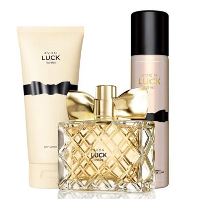 Лот: 4609398. Фото: 1. Набор AVON LUCK (парф. вода... Женская парфюмерия