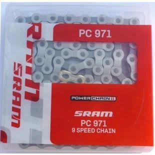 Лот: 4848844. Фото: 1. Цепь Sram 971 с замком 9ск. Запчасти