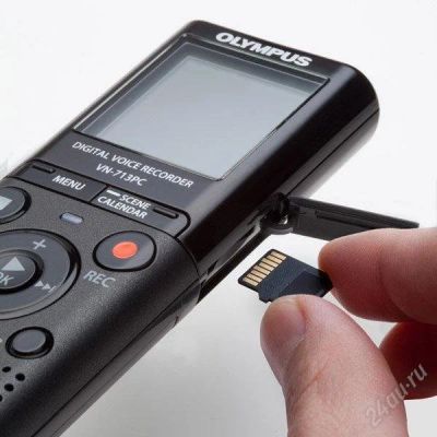 Лот: 2479623. Фото: 1. Цифровой диктофон Olympus VN-713PC. Диктофоны