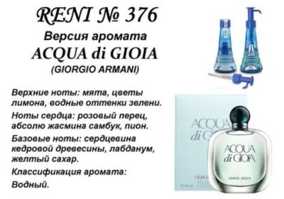 Лот: 5476460. Фото: 1. Aqua DI gioia (Giorgio Armani... Женская парфюмерия