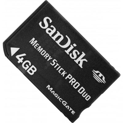 Лот: 4134026. Фото: 1. Sandisk Memory Stick PRO Duo 4Gb. Карты памяти