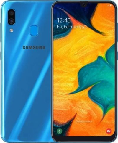 Лот: 13414153. Фото: 1. Samsung Galaxy A30 Синий 2019... Смартфоны