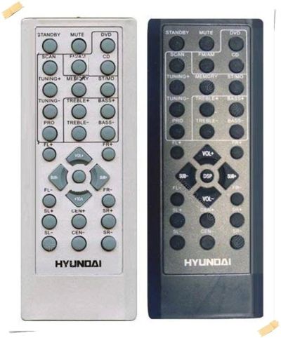 Лот: 15909281. Фото: 1. Пульт HYUNDAI H-HAS6000, H-HAS6001. Пульты ДУ