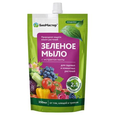 Лот: 25106096. Фото: 1. Инсектицид Зеленое мыло, 350 мл... Средства от насекомых и грызунов