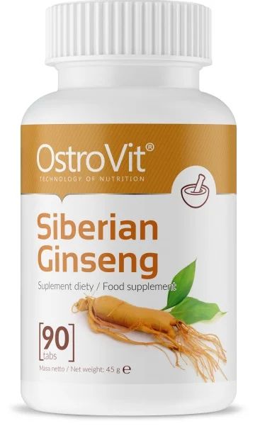 Лот: 10584567. Фото: 1. Siberian Gingseng 90 таб. OstroVit... Спортивное питание, витамины