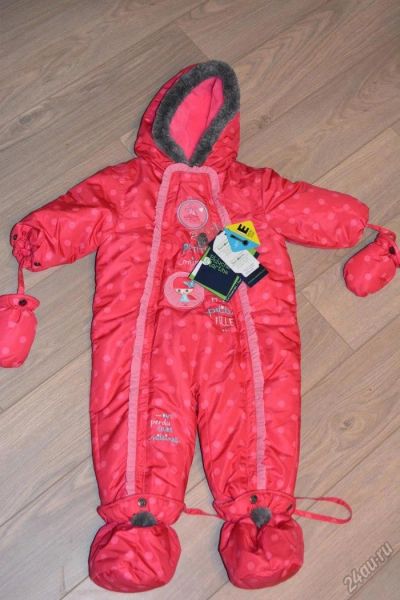 Лот: 5809775. Фото: 1. Комбинезон зимний Peluche et tartine... Верхняя одежда
