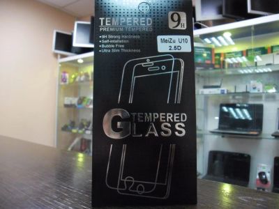 Лот: 9916006. Фото: 1. Защитное стекло MeiZu U10 (2.5D... Защитные стёкла, защитные плёнки