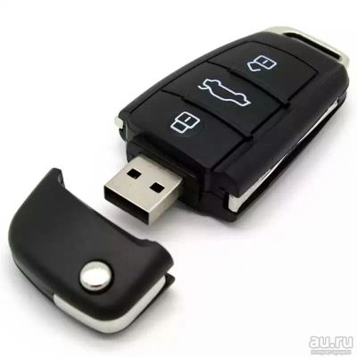 Лот: 13209792. Фото: 1. USB флешка 32Гб ключ ауди,отличный... USB-флеш карты