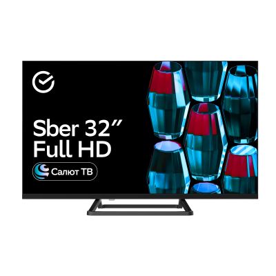 Лот: 24288981. Фото: 1. Умный телевизор Sber SDX-32F2137. Умный дом