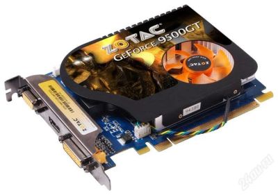 Лот: 2425930. Фото: 1. PCI-E ZOTAC 9500GT 512MB 128bit... Видеокарты