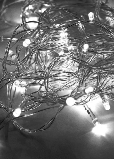 Лот: 6677445. Фото: 1. Гирлянда бахрома 100led белая... Всё для ландшафта