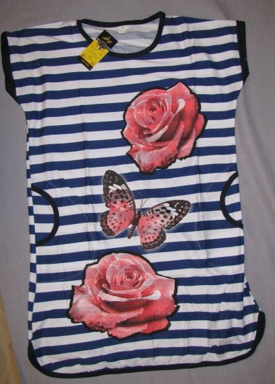 Лот: 17322957. Фото: 1. туника платье роза с бабочкой... Подарки на Новый год