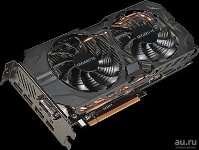 Лот: 10256219. Фото: 1. Видеокарта Gigabyte Radeon R9... Видеокарты