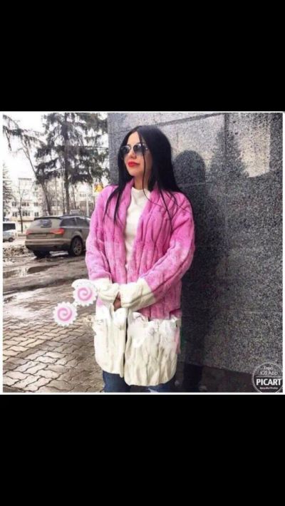 Лот: 24302832. Фото: 1. Кофта розовая женская свитер. Верхняя одежда