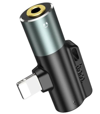 Лот: 20774683. Фото: 1. Адаптер Lightning/Jack 3.5mm Hoco... Шлейфы, кабели, переходники