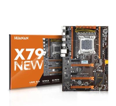 Лот: 10088628. Фото: 1. Huanan x79 gaming + i7 3820 3... Материнские платы