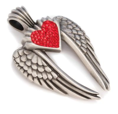 Лот: 5894492. Фото: 1. Подвеска Wings of uriel (красный... Кулоны, подвески