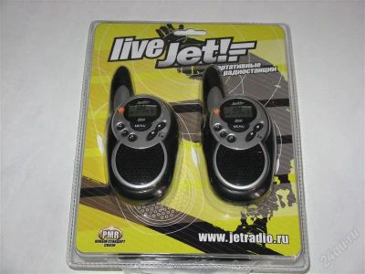 Лот: 950819. Фото: 1. Комплект из 2-х радиостанций JET... Рации, радиостанции