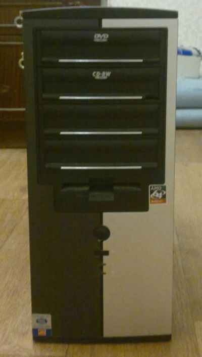Лот: 3256785. Фото: 1. Корпус + БП + DVD-RW. Корпуса, блоки питания