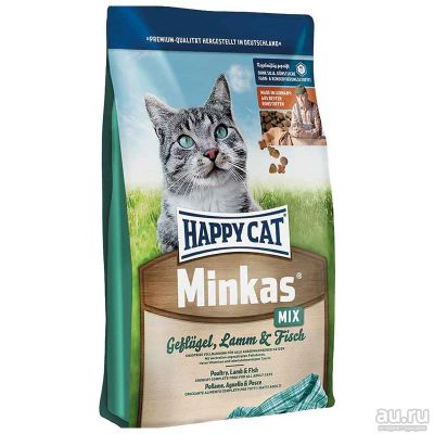 Лот: 13970341. Фото: 1. Happy Cat (Хэппи Кэт Минкас) Minkas... Корма