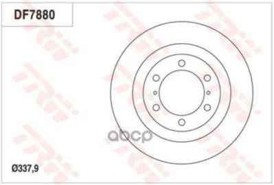 Лот: 21874548. Фото: 1. Диск Торм.пер.toyota Land Cruiser... Другое (автозапчасти)