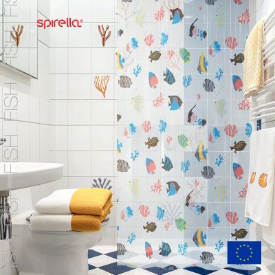 Лот: 24943373. Фото: 1. Штора для ванной комнаты Spirella... Аксессуары для ванной