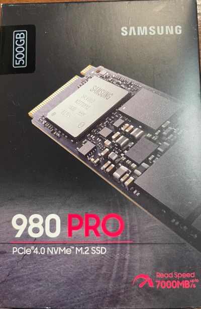 Лот: 21588222. Фото: 1. Ssd 512Gb m2 Samsung 980 PRO MZ-V8P500BW. SSD-накопители