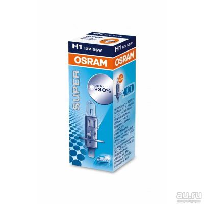 Лот: 9030298. Фото: 1. Лампа Osram h1 12v 55w P14,5s... Оптика и освещение