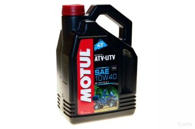 Лот: 7648524. Фото: 1. MOTUL ATV-UTV mineral 4T 10w40... Масла, жидкости