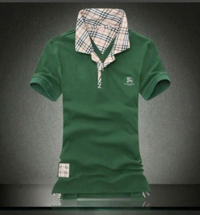 Лот: 3497057. Фото: 1. поло Burberry цвет зеленый. Футболки, поло