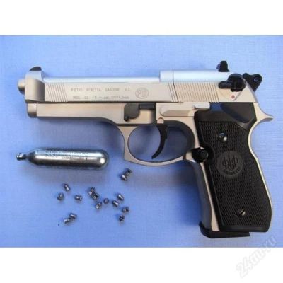 Лот: 2341340. Фото: 1. beretta m-92fs (обмен приветствуется... Пневматическое оружие