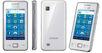 Лот: 3702626. Фото: 1. Samsung Star2 белый, в хорошем... Кнопочные мобильные телефоны