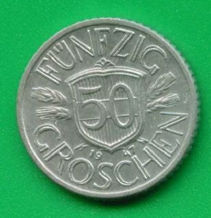 Лот: 8891207. Фото: 1. Австрия 50 грошей 1947 (х171). Германия и Австрия