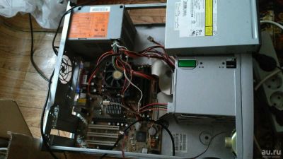 Лот: 13340570. Фото: 1. Sempron 3000+ (1,8 Ghz) + mb 761GXK8MC-RS... Компьютеры в сборе