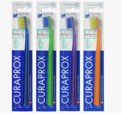Лот: 20581457. Фото: 1. Зубная щетка Curaprox ортодонтические... Уход за полостью рта