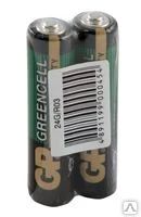 Лот: 7289821. Фото: 1. Батарейка R03 GP Greencell (2... Батарейки, аккумуляторы, элементы питания